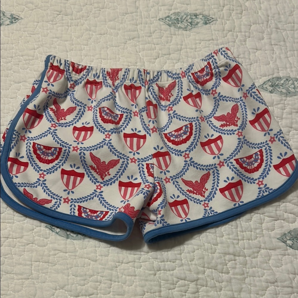 The Beaufort Bonnet Company Red and Blue Athletic Shorts